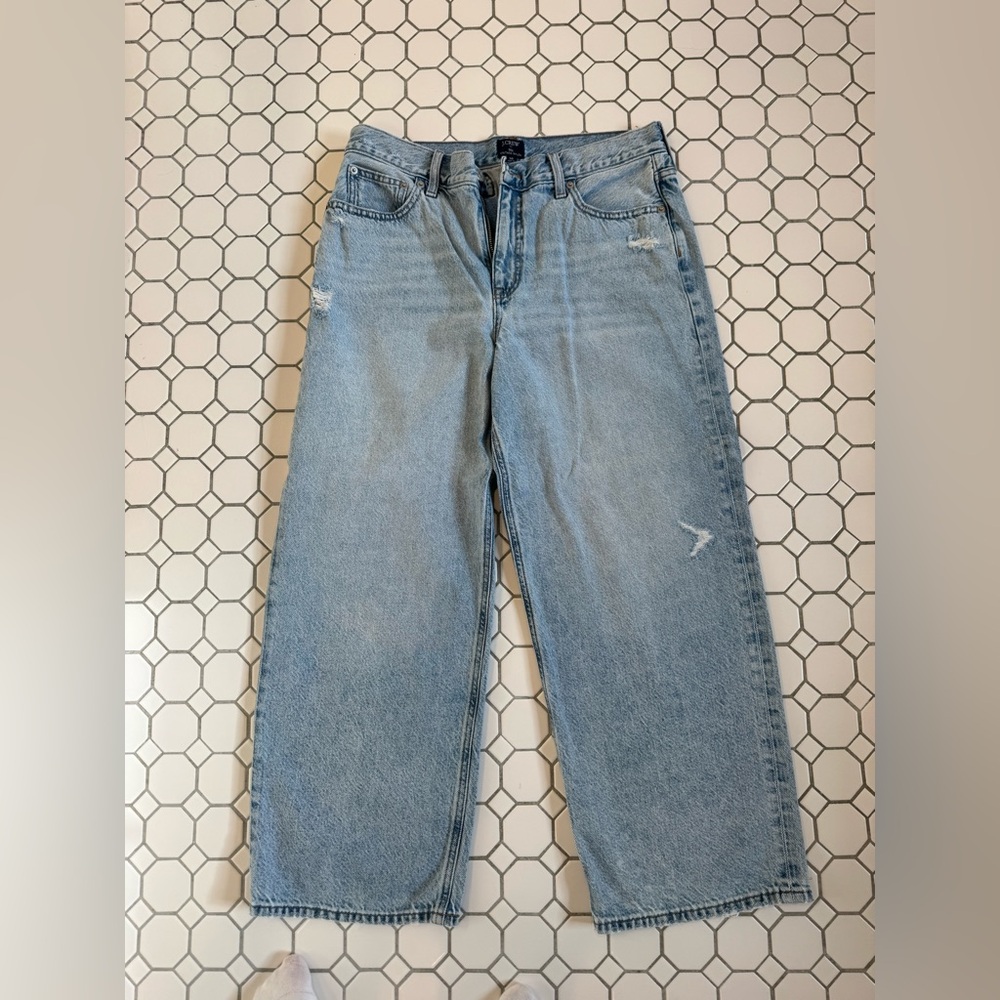 J. Crew Factory Light Blue Boyfriend Jeans